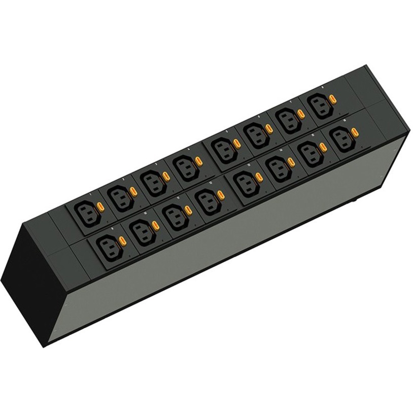 Legrand Rack PDU, Network Switch, ZeroU, 24A, 208V, (21) C13 & (3) C19, L6-30P Cord