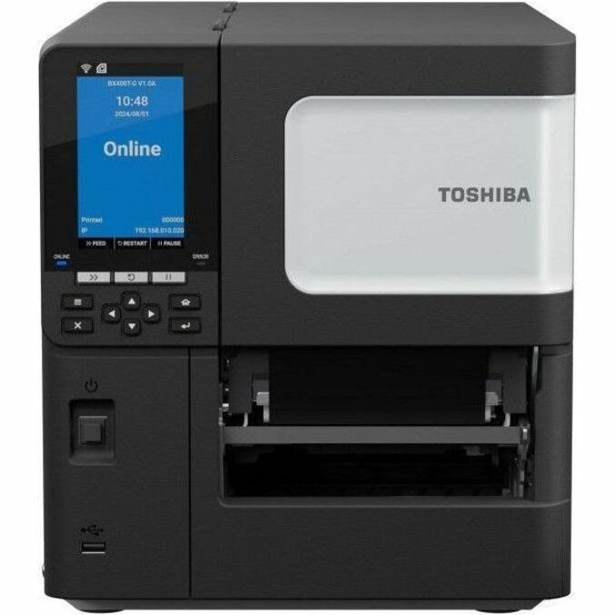 Toshiba Business, Industrial, Retail, Mailing & Shipping, Warehouse, Logistic, Manufacturing Direct Thermal/Thermal Transfer Printer - Monochrome - Label Print - Ethernet - USB - Bluetooth - IEEE 802.11a/b/g/n/ac/ax Wireless LAN