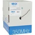 Eaton Tripp Lite Series Cat5e 350 MHz Solid Core (UTP) PVC Bulk Ethernet Cable - Gray, 1000 ft. (304.8 m), TAA