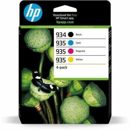 HP 934/935 Original Inkjet Ink Cartridge - CMY, Black - 4 / Pack