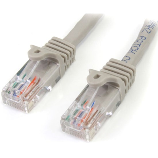 StarTech.com 6 ft Gray Snagless Cat5e UTP Patch Cable