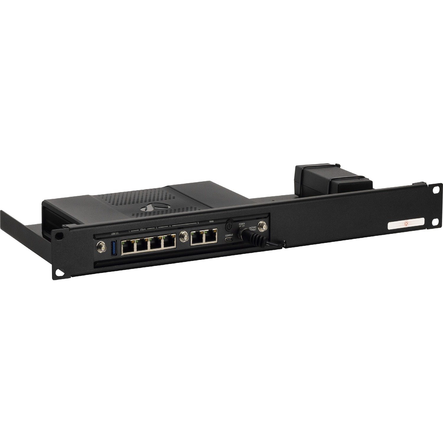 RACKMOUNT.IT RM-CP-T5 Rack Mount for Firewall - Jet Black