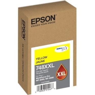 Epson 748 Original Extra High Yield Inkjet Ink Cartridge - Yellow - 1 Pack