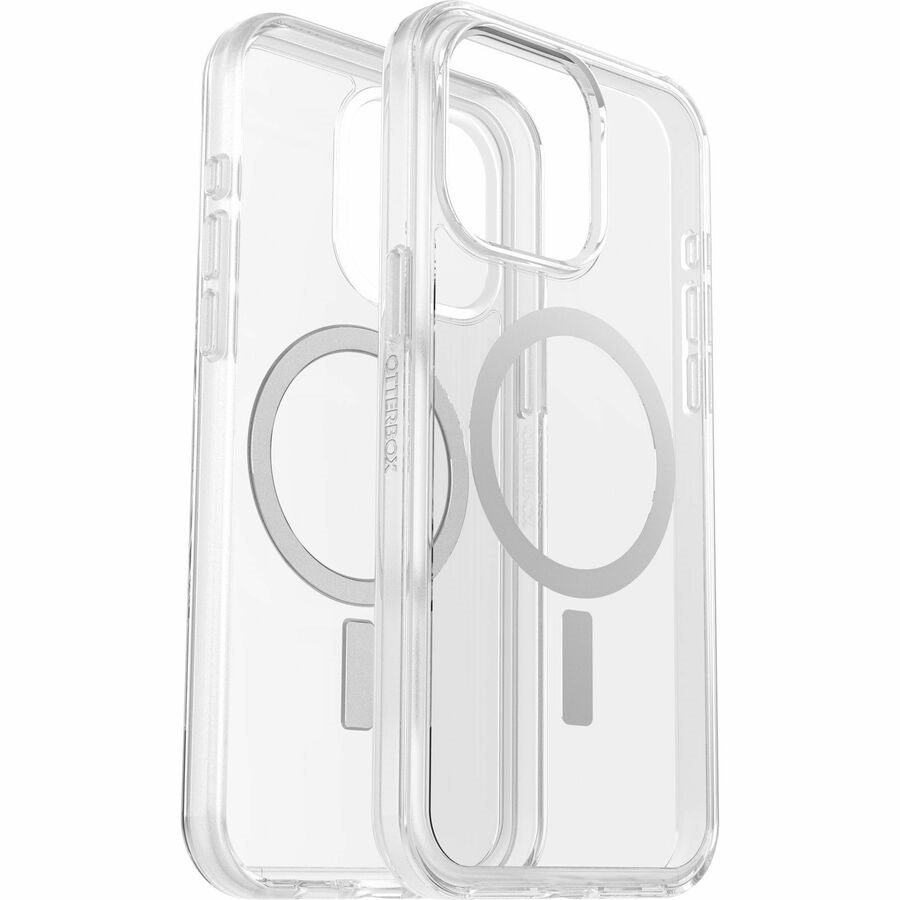 OtterBox Symmetry Case for Apple iPhone 15 Pro Max Smartphone - Clear - Retail