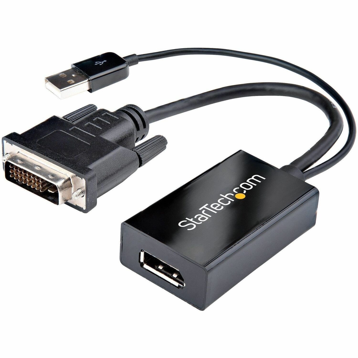 StarTech.com DVI naar DisplayPort adapter met USB Power - DVI-D naar DP video adapter - 1920 x 1200