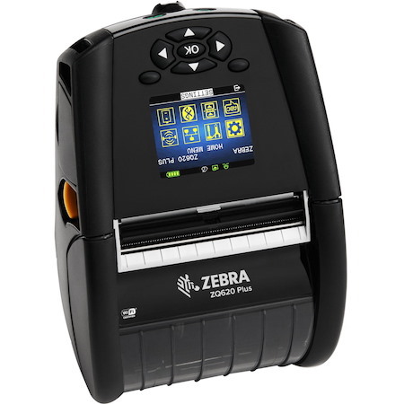 Zebra ZQ620 Plus Desktop, Industrial, Mobile Direct Thermal Printer - Monochrome - Label/Receipt Print - Bluetooth - Wireless LAN - Near Field Communication (NFC)