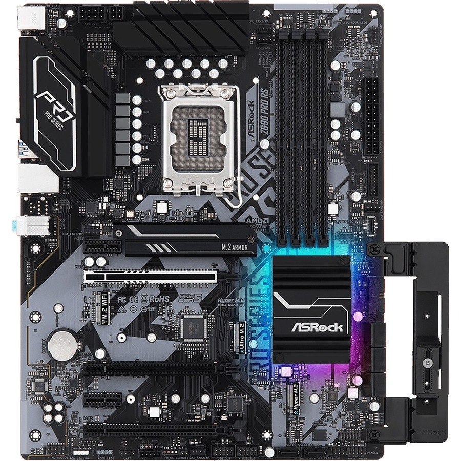 ASRock Z690 PRO RS Desktop Motherboard - Intel Z690 Chipset - Socket LGA-1700 - Intel Optane Memory Ready - ATX