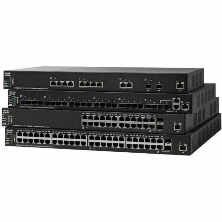Cisco SX350X-08 8-Port 10GBase-T Stackable Managed Switch