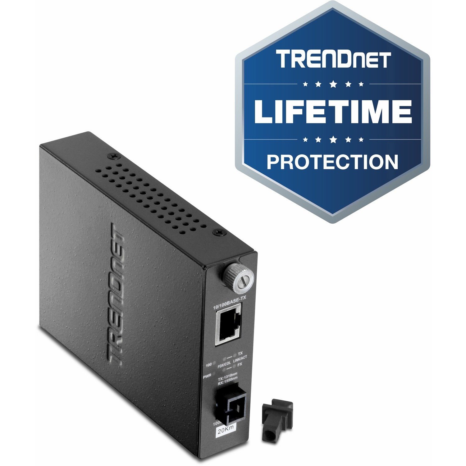 TRENDnet TFC-110S20D3 Transceiver/Media Converter - New - TAA Compliant