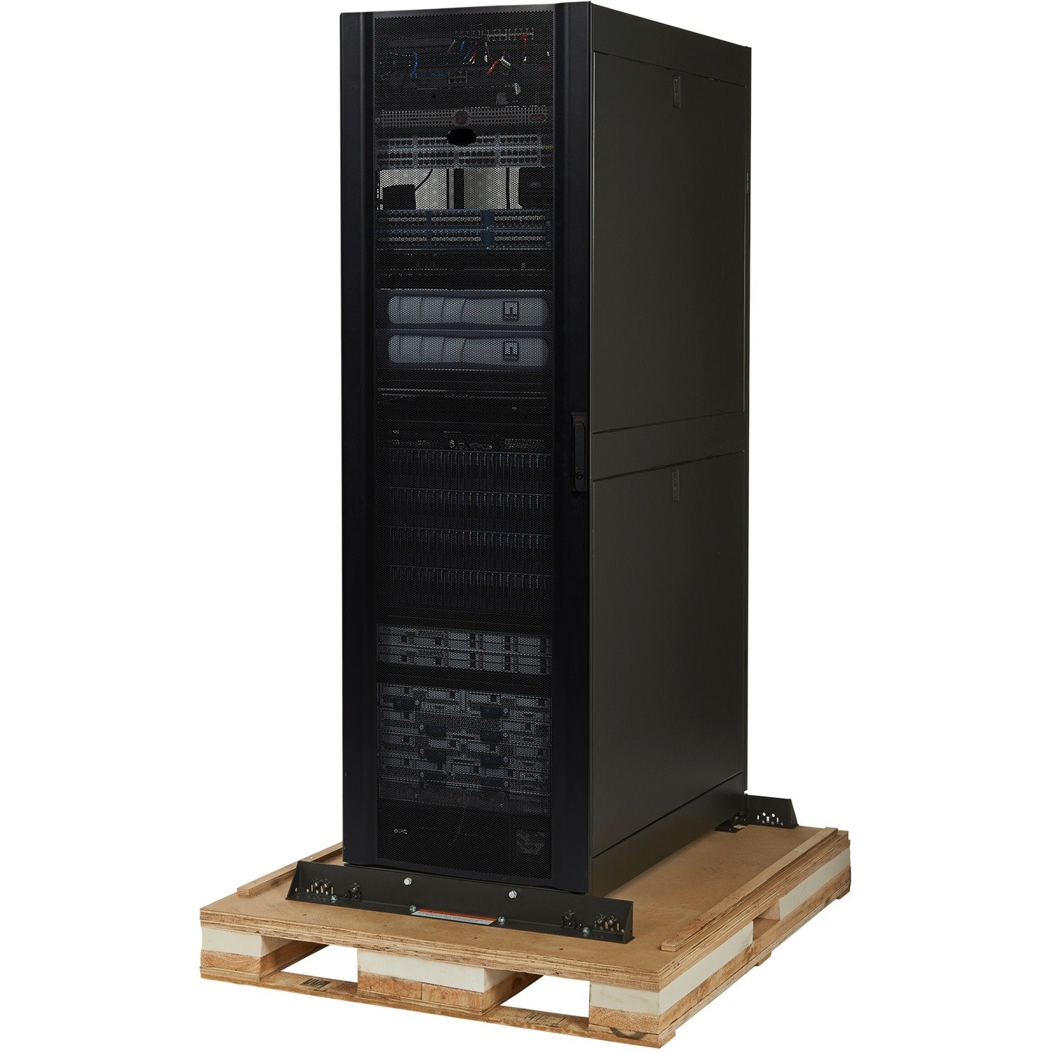 APC NetShelter SX, Server Rack Enclosure, 45U, Shock Packaging, 2000 lbs, Black, 2124H x 600W x 1070D mm