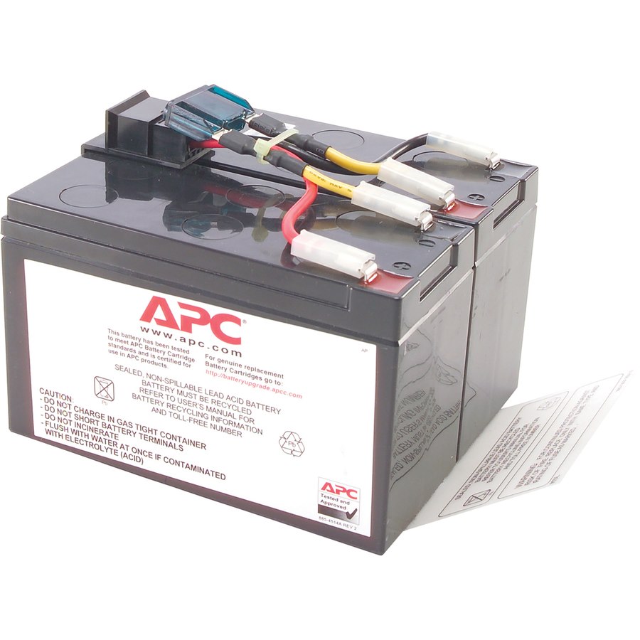 APC Replacement Battery Cartridge, VRLA battery, 7Ah, 24VDC, 2-year warranty