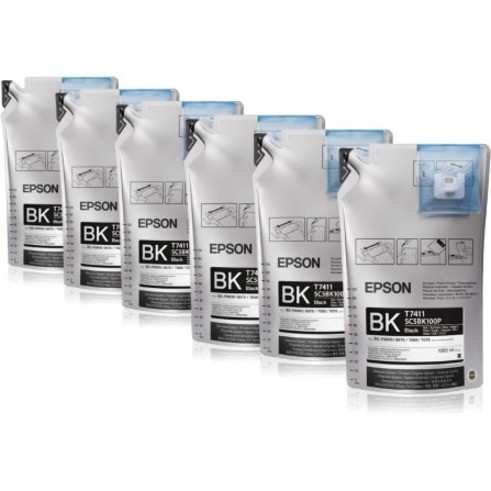 Epson UltraChrome DS Black T741100 1Lx6packs