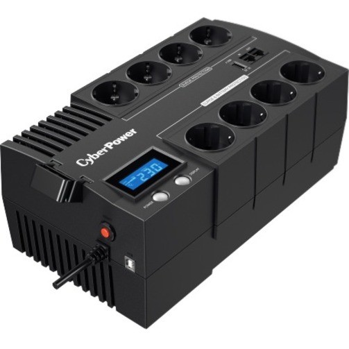 CyberPower BRIC-LCD 1000VA/600W (10A) Line Interactive UPS - (BR1000ELCD)-2 Yrs Adv. Replacement incl.Int. Batteries