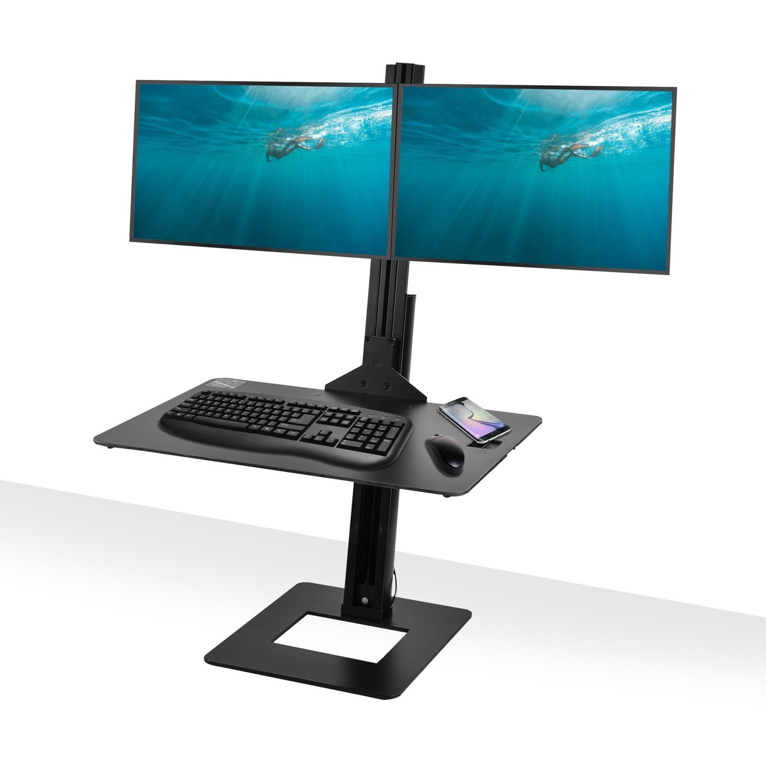 SIIG Dual Display Adjustable Computer Keyboard Stand