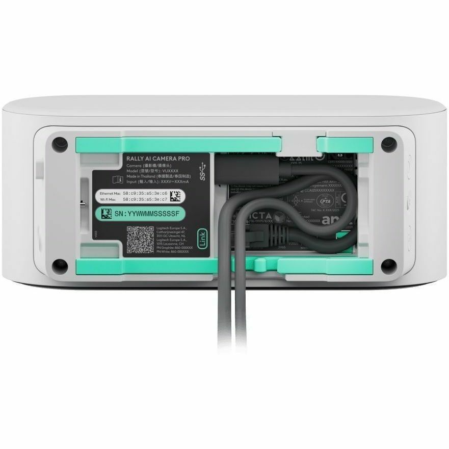 Logitech Rally Video Conferencing Camera - 20 Megapixel - 30 fps - Off White - USB 3.2 Gen 1