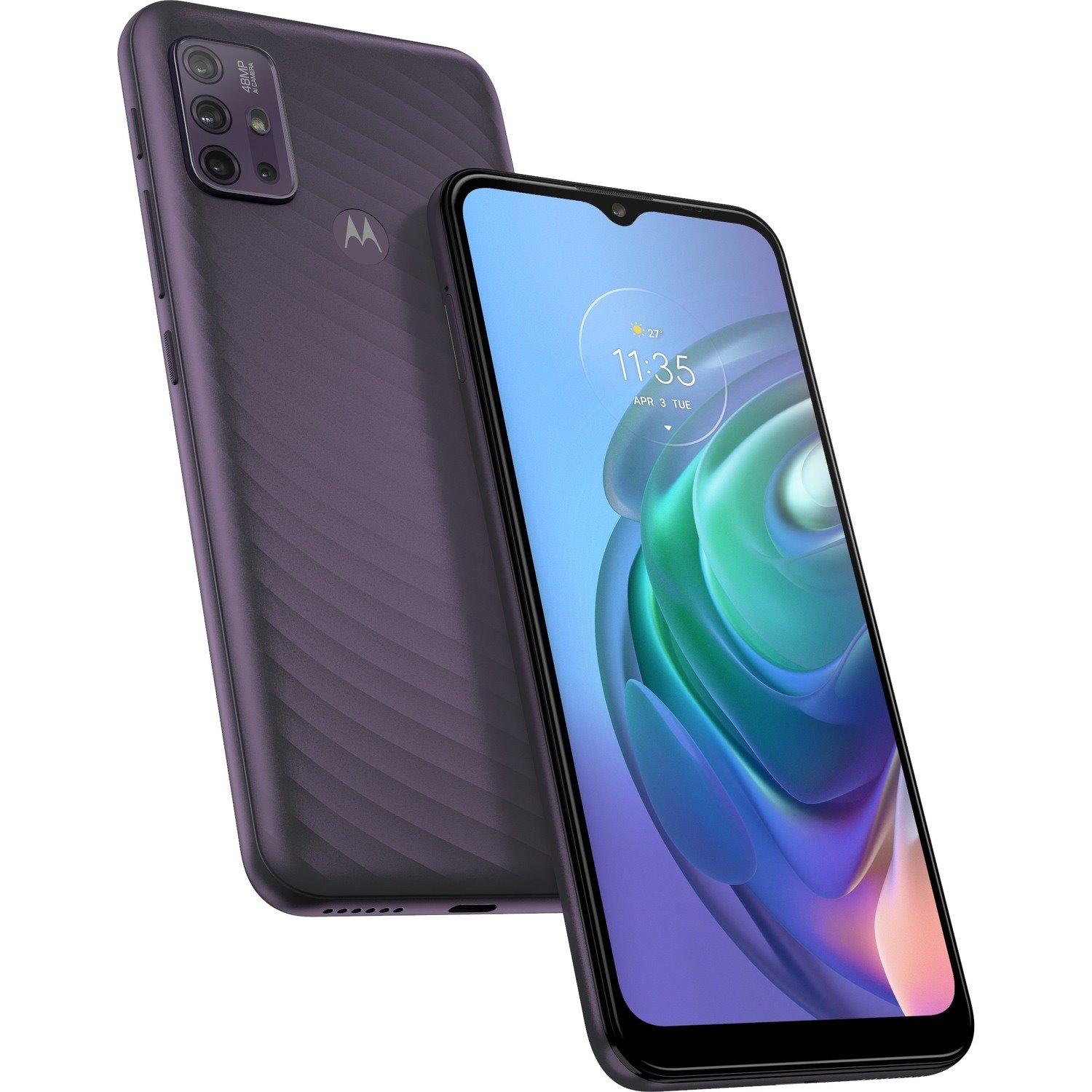 Motorola Mobility moto g10 64 GB Smartphone - 16.5 cm (6.5") Active Matrix TFT LCD HD+ 720 x 1600 - Kryo 260Octa-core (8 Core) 1.80 GHz - 4 GB RAM - Android 11 - 4G - Aurora Gray
