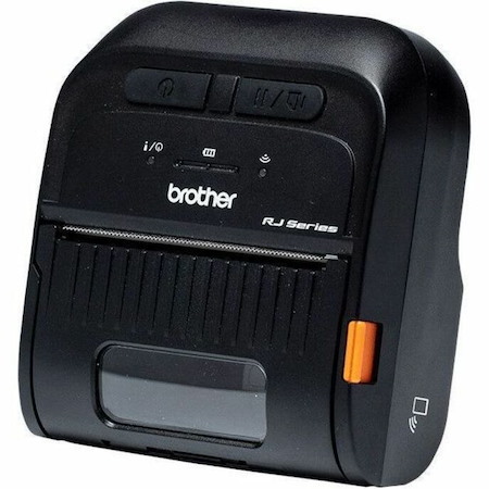 Brother RJ3055WB Mobile, Retail, Warehouse, Logistic Direct Thermal Printer - Monochrome - Handheld - Label/Receipt Print - USB - USB Host - Bluetooth 5.0 - IEEE 802.11a/b/g/n Wireless LAN - Near Field Communication (NFC)