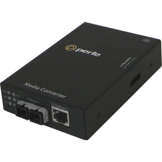 Perle S-110-M2SC2-XT - 10/100 Industrial Temperature Media Converter