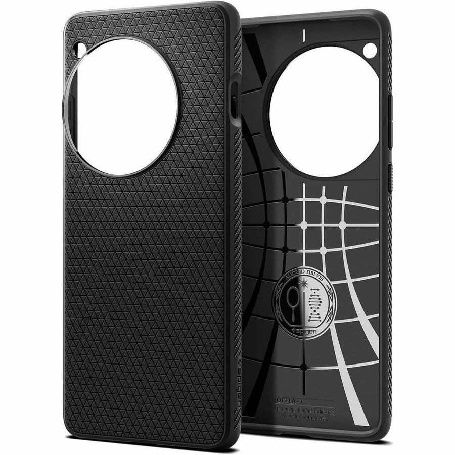 Spigen OnePlus 12 Liquid Air Matte Black Mobiele Telefoon Behuizingen 17.3 CM (6.82Inch) Hoes Zwart ** New Retail **
