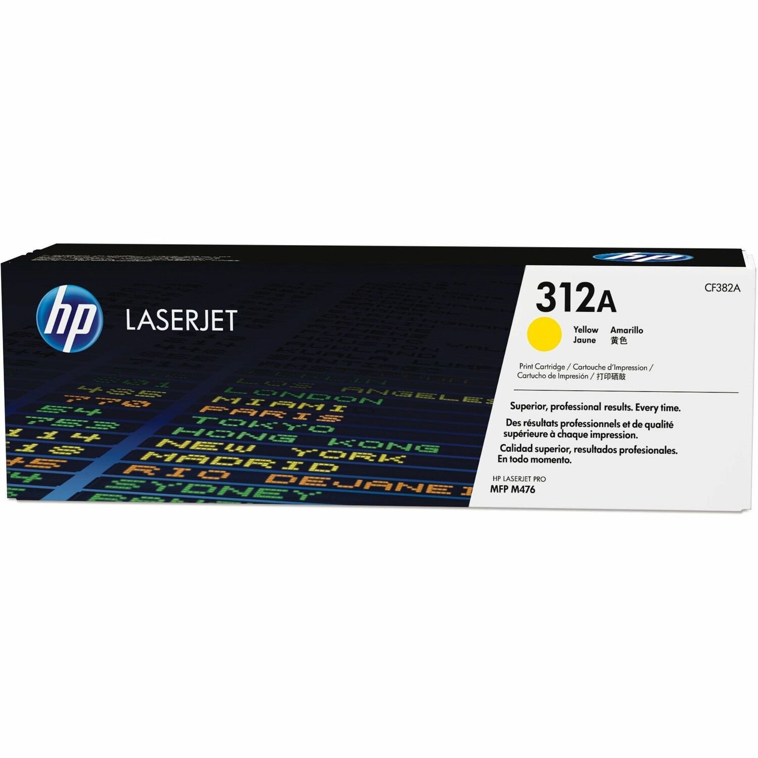 HP 312A (CF382A) Origineel Laser Tonercartridge - Enkelstuksverpakking - Geel - 1 Stuk