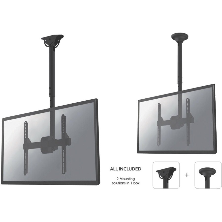 Neomounts Neomounts Pro NM-C440BLACK Ceiling Mount for Flat Panel Display - Black