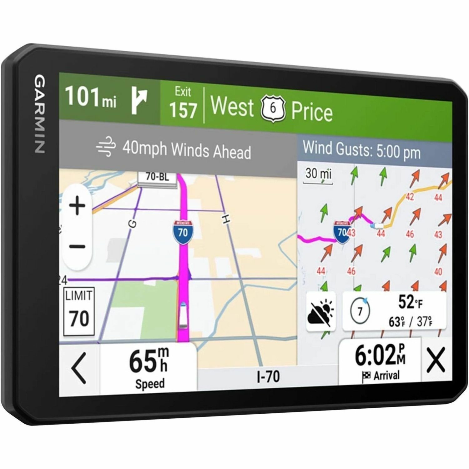 Garmin dēzl OTR720 Automobile Portable GPS Navigator - Portable, Mountable