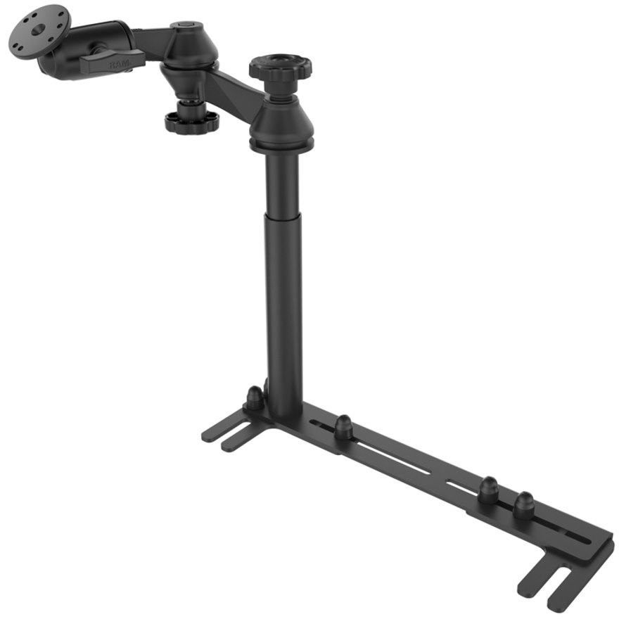 RAM Mounts No-Drill Vehicle Mount for Tablet Holder, Laptop Holder - Black Powder Coat