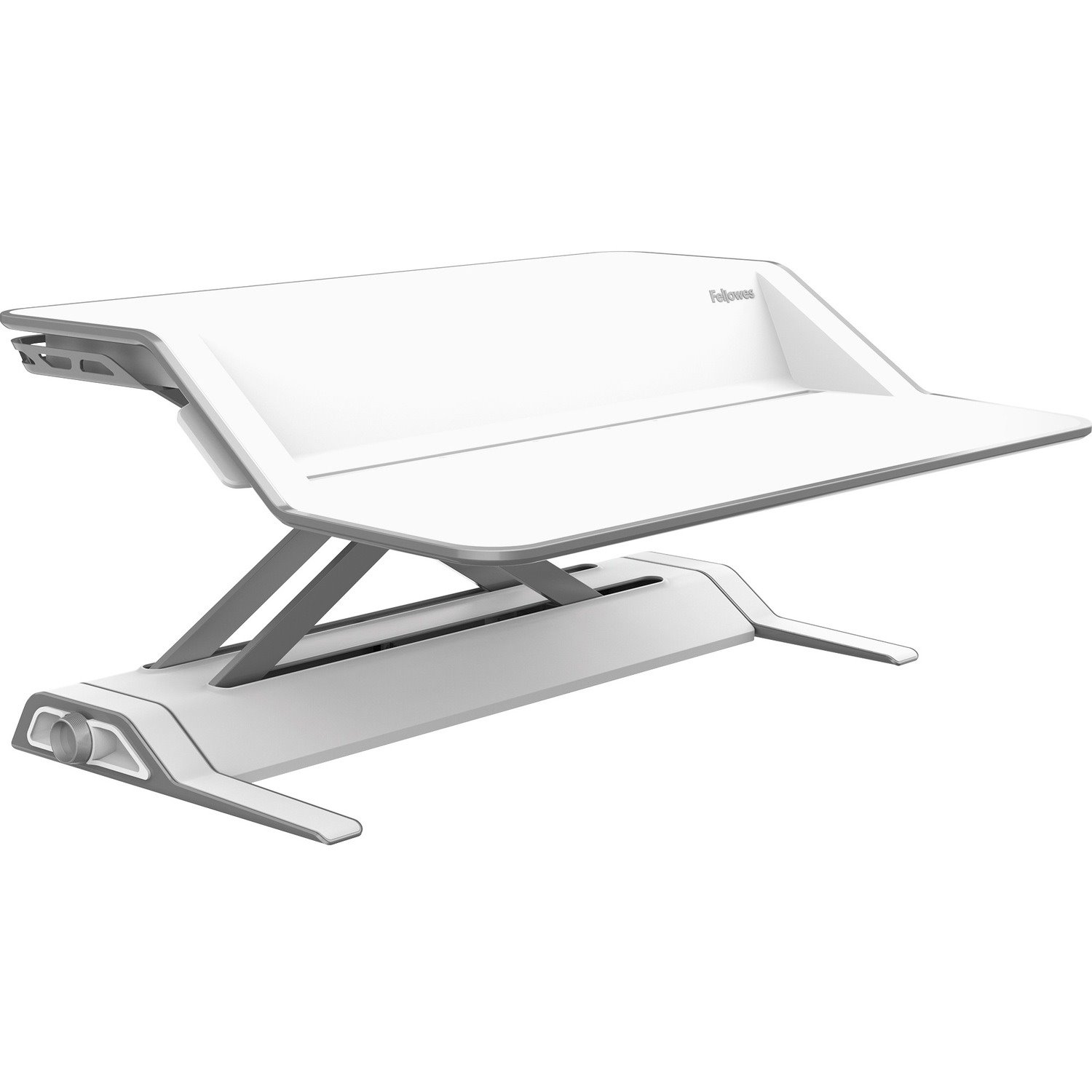 Fellowes Lotus&trade; Sit-Stand Workstation - White