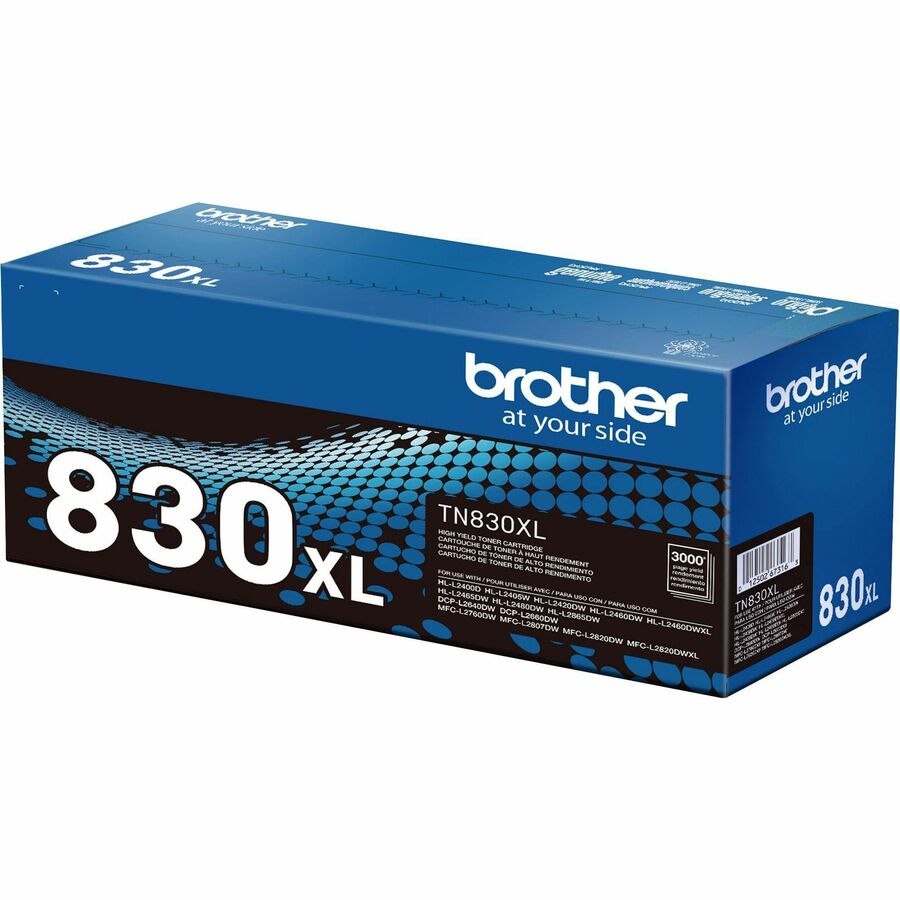 Brother Genuine TN830XL High Yield Black Toner Cartridge