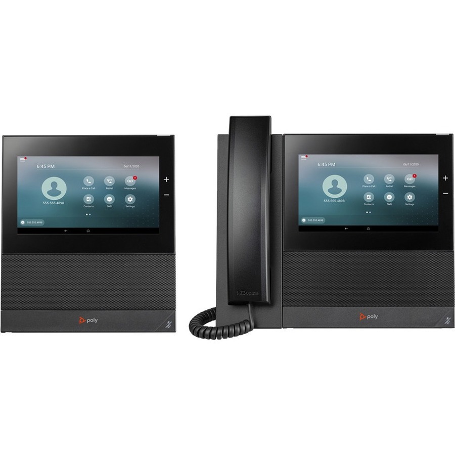 Poly CCX 600 IP Phone - Corded - Corded - Wi-Fi, Bluetooth - Desktop, Wall Mountable