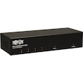Eaton Tripp Lite Series 4-Port DVI Splitter with Audio and Signal Booster - Single-Link DVI-I, 1920 x 1200 (1080p) @ 60 Hz, TAA