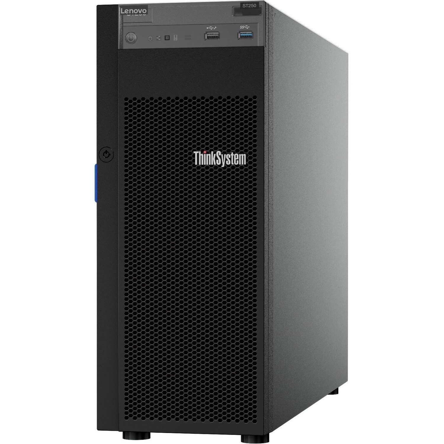 Lenovo ThinkSystem ST250 7Y45A04DAU 4U Tower Server - 1 Xeon E-2246G 3.60 GHz - 16 GB RAM - Serial ATA/600, 12Gb/s SAS Controller