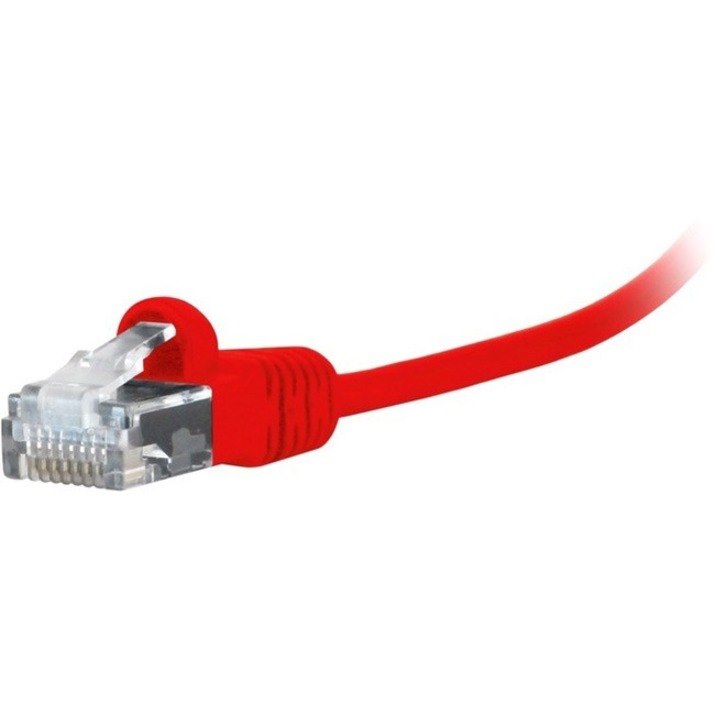 Comprehensive MicroFlex&trade; Pro AV/IT Integrator Series&trade; CAT6 Snagless Patch Cable Red 1ft