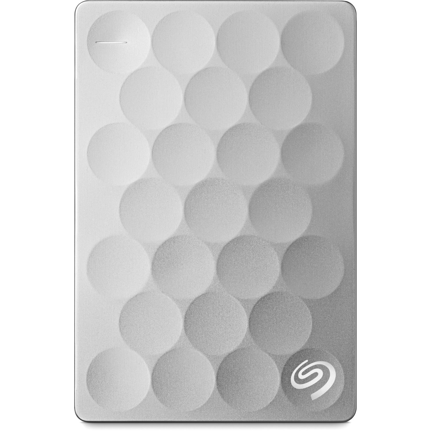 Seagate Backup Plus Ultra Slim STEH1000300 1 TB Portable Hard Drive - External - Platinum