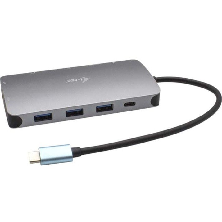 i-tec USB Type C Docking Station for Desktop PC, Tablet, Notebook, Monitor - Memory Card Reader - SD - 100 W