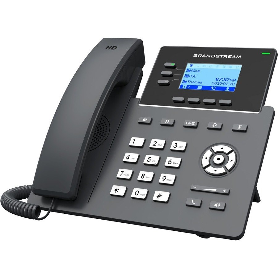 Grandstream GRP2603P IP Phone - Corded - Corded - Wall Mountable, Desktop