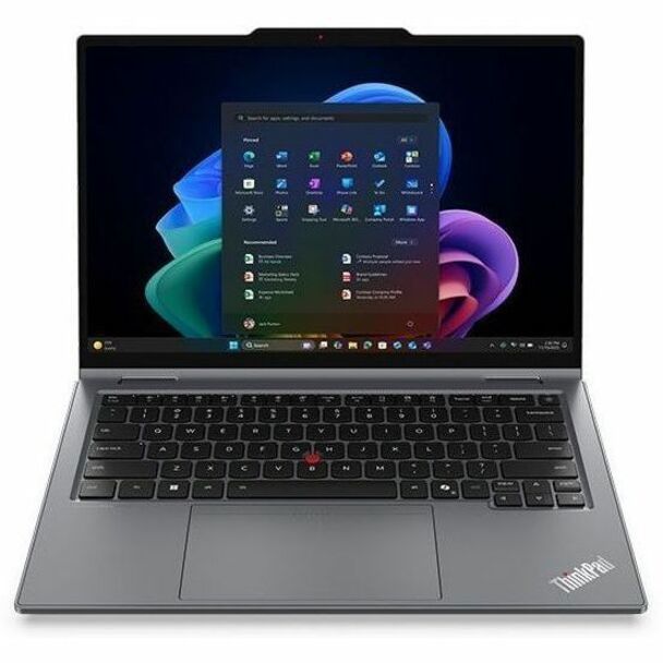 Lenovo ThinkPad X1 Gen 11 Aura Edition 21V9003SAU 14" Touchscreen Convertible Copilot+ PC 2 in 1 Notebook - WUXGA - 120 Hz - Intel Core Ultra 7 365 - vPro Technology - Intel Evo Platform - 32 GB - 512 GB SSD - English (US) Keyboard - Thunder Gray