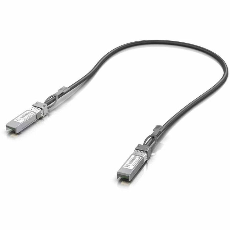 Ubiquiti SFP+ Direct Attach Cable, Uacc-Dac-Sfp10-0.5M, 0.5M Length, 10Gbps Dac Cable, 10Gbps Throughput Rate, SFP+ To SFP+ Connector