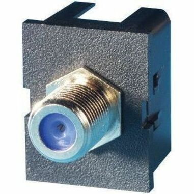 Ortronics TracJack Module F Connector F/F, Black