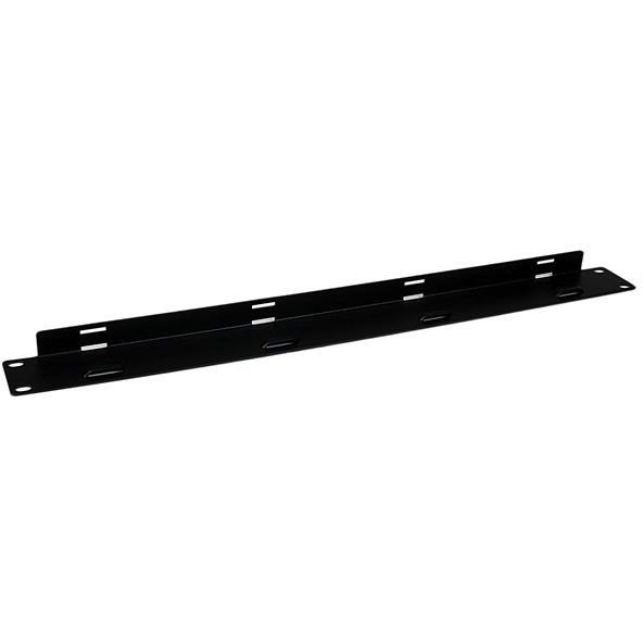 StarTech.com Cable Management Panel with Hook and Loop Strips for Server Racks - 1U