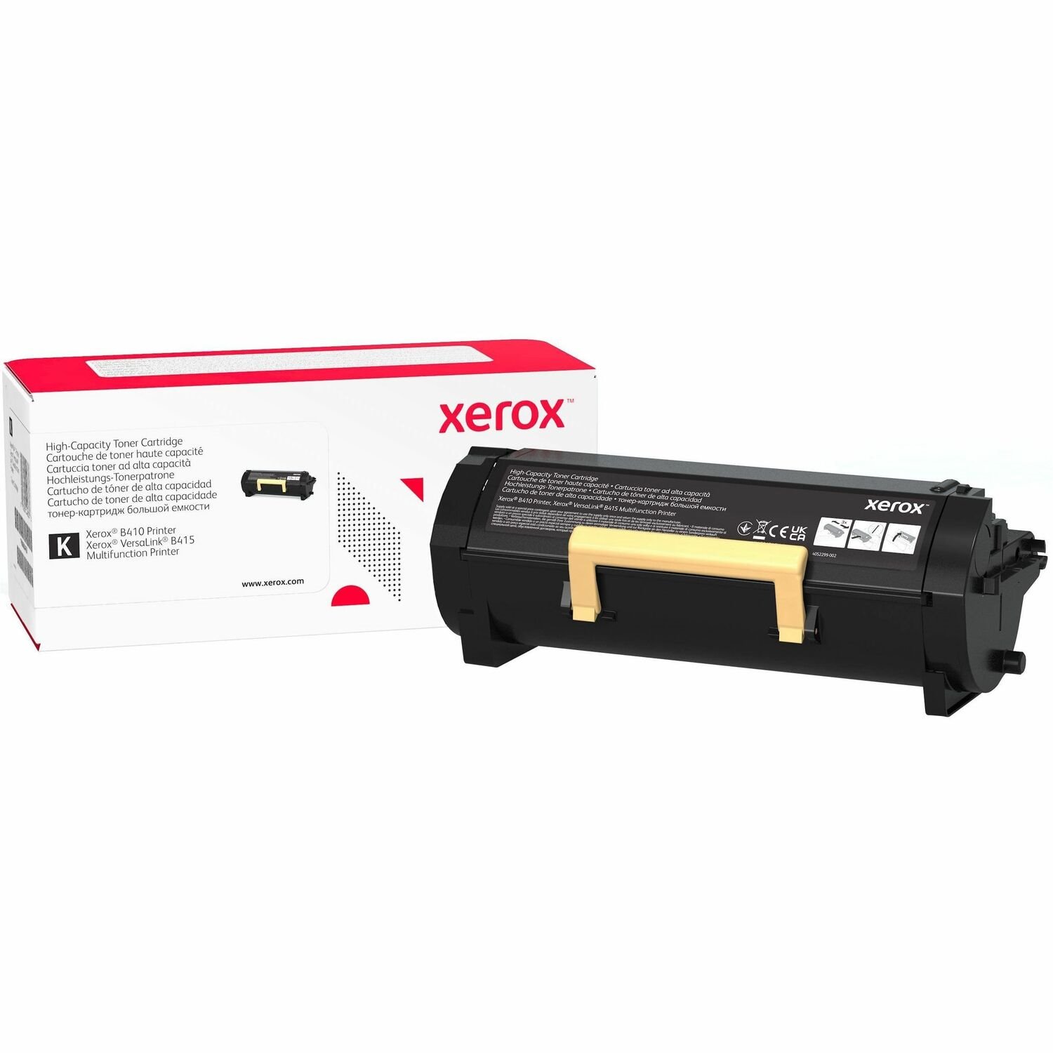 Xerox Genuine XeroxÂ&reg; B410 Printer&acirc;&euro;/&acirc;&euro;VersaLinkÂ&reg; B415 Multifunction Printer Black High capacity Toner Cartridge (14000 Pages) - 006R04726