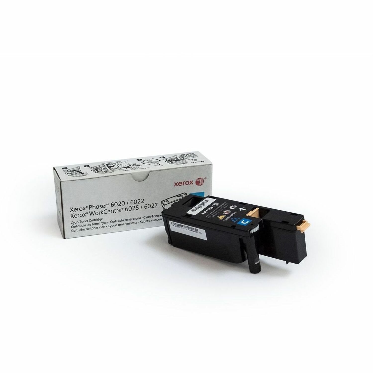 Xerox Origineel Standaard Rendement Laser Tonercartridge - Cyaan Verpakking