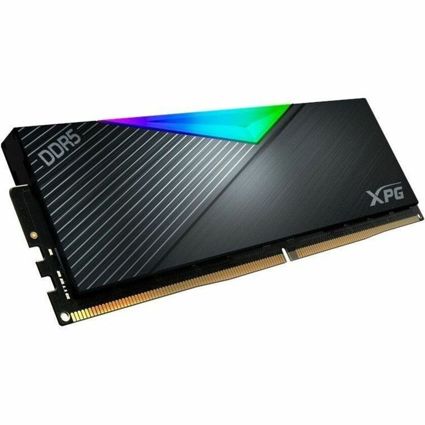 XPG LANCER AX5U6400C3216G-DCLARBK RAM Module - 32 GB (2 x 16GB) - RGB - DDR5-6400/PC5-51200 DDR5 SDRAM - 6400 MHz Single-rank Memory - CL32 - 1.40 V