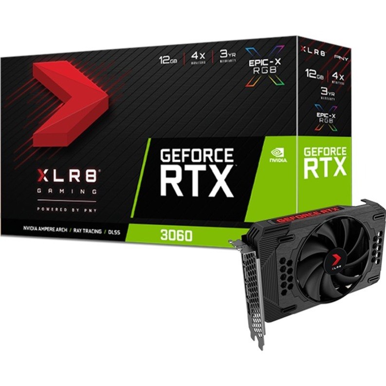 PNY NVIDIA GeForce RTX 3060 Graphic Card - 12 GB GDDR6