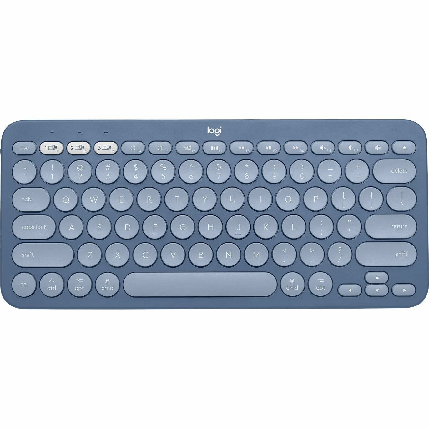 Logitech K380 Keyboard - Wireless Connectivity - English - Blueberry