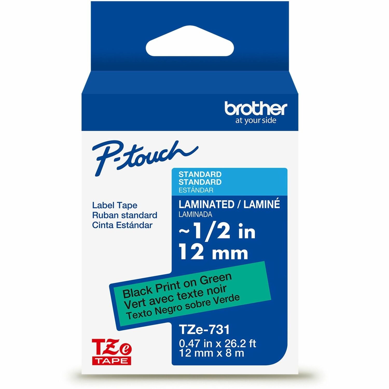 Brother P-touch TZe Laminated Label Tape
