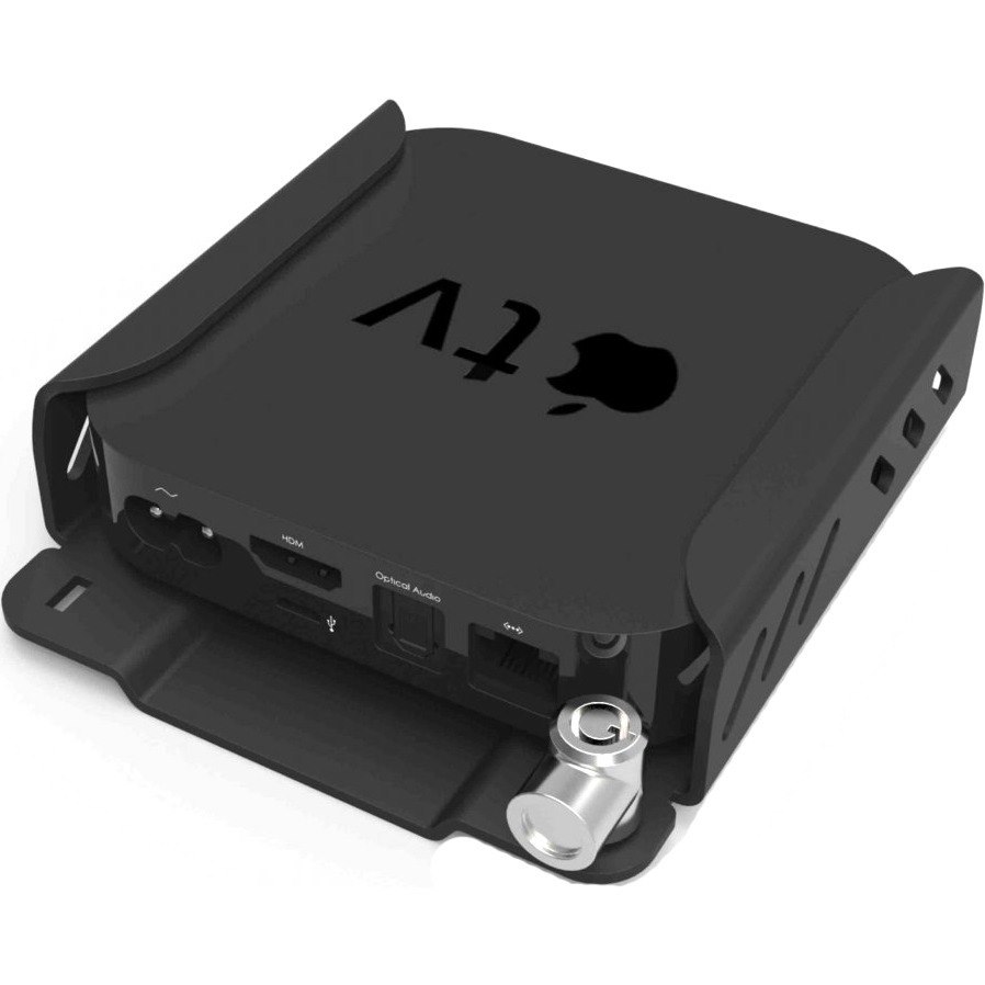 Compulocks Apple TV Security Mount (4th, 4k 1-2nd Gen) (2018-2021) Black