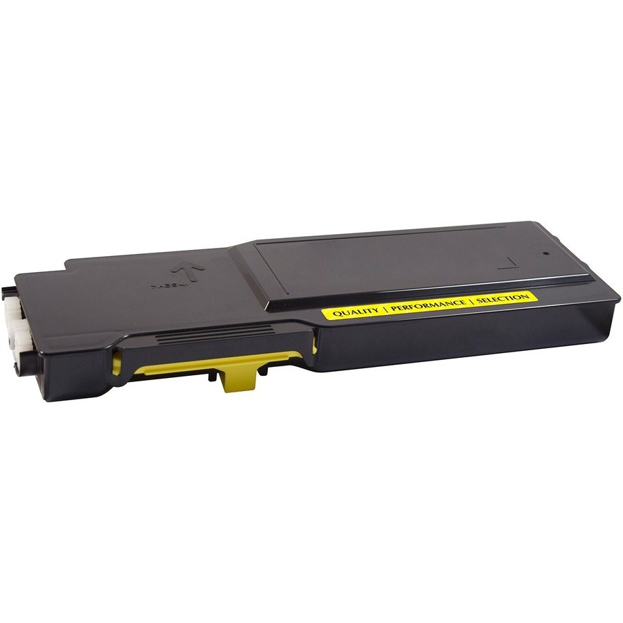 V7 Remanufactured High Yield Yellow Toner Cartridge for Dell C2660 - 4000 page yield