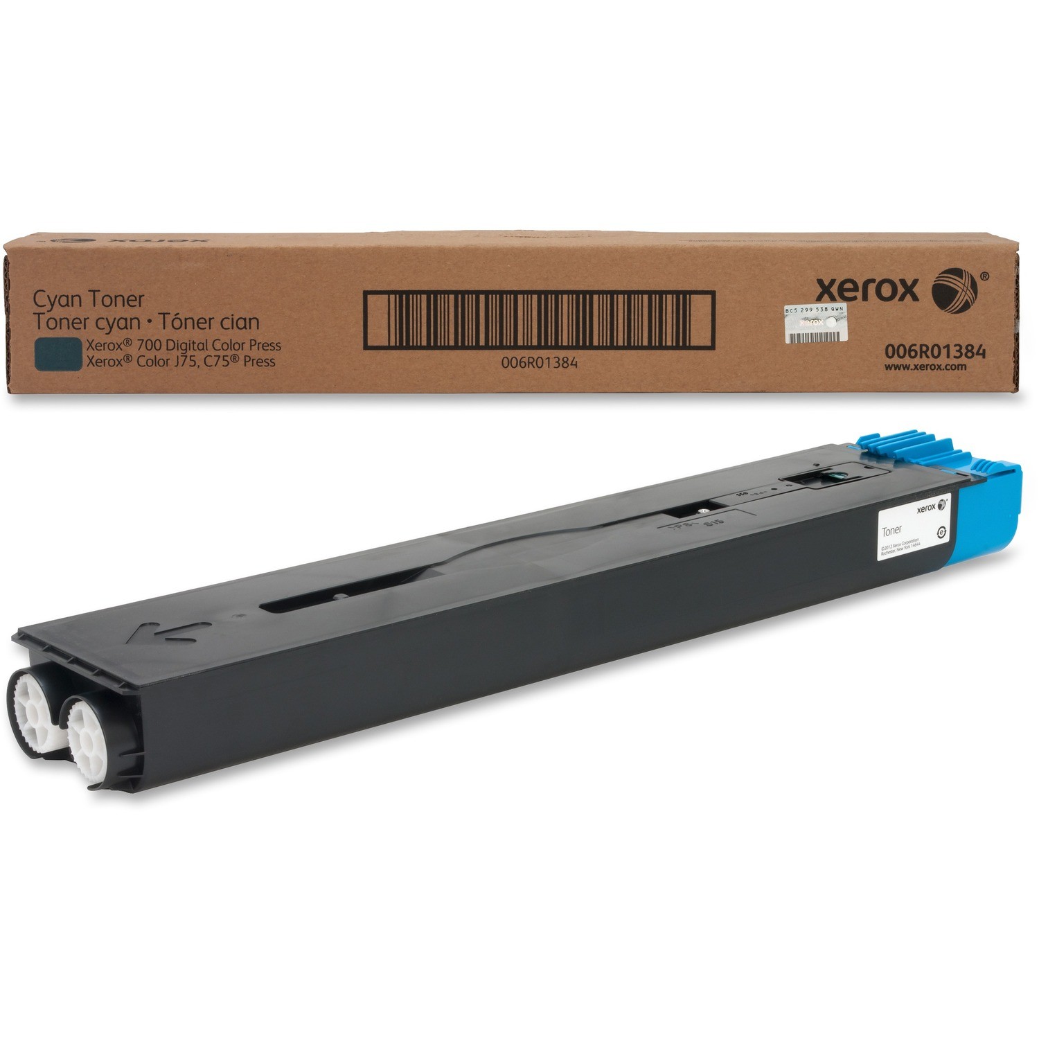 Xerox Genuine Xerox&reg; 700i/700, Xerox&reg; Color C75 Press/J75 Press Cyan Toner Cartridge