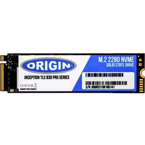 Origin Inception TLC830 Pro 512 GB Solid State Drive - M.2 2280 Internal - PCI Express NVMe - Read Intensive